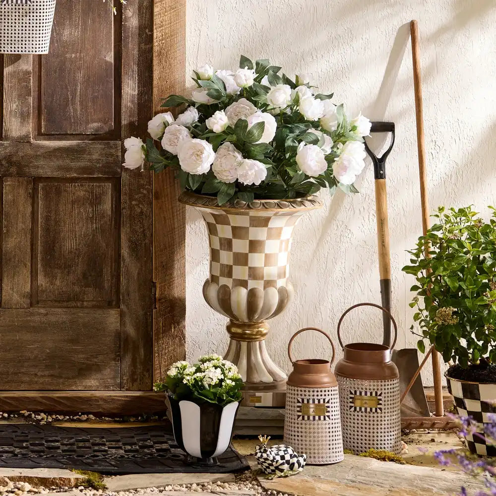 Courtly Stripe Urn