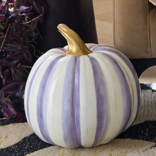 Mocha Stripe Medium Pumpkin