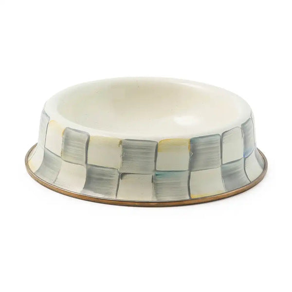 Sky Check Small Pet Dish