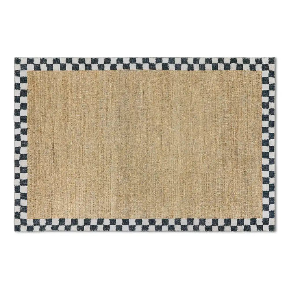 Naturals Check 2'6" x 8' Washable Runner