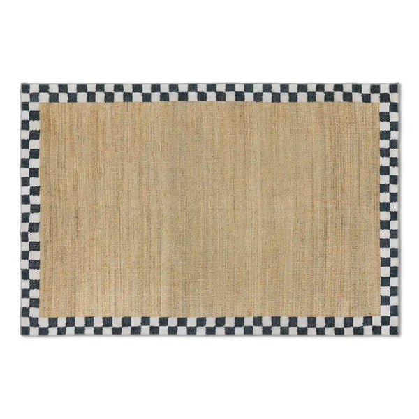 Naturals Check 2'6" x 8' Washable Runner