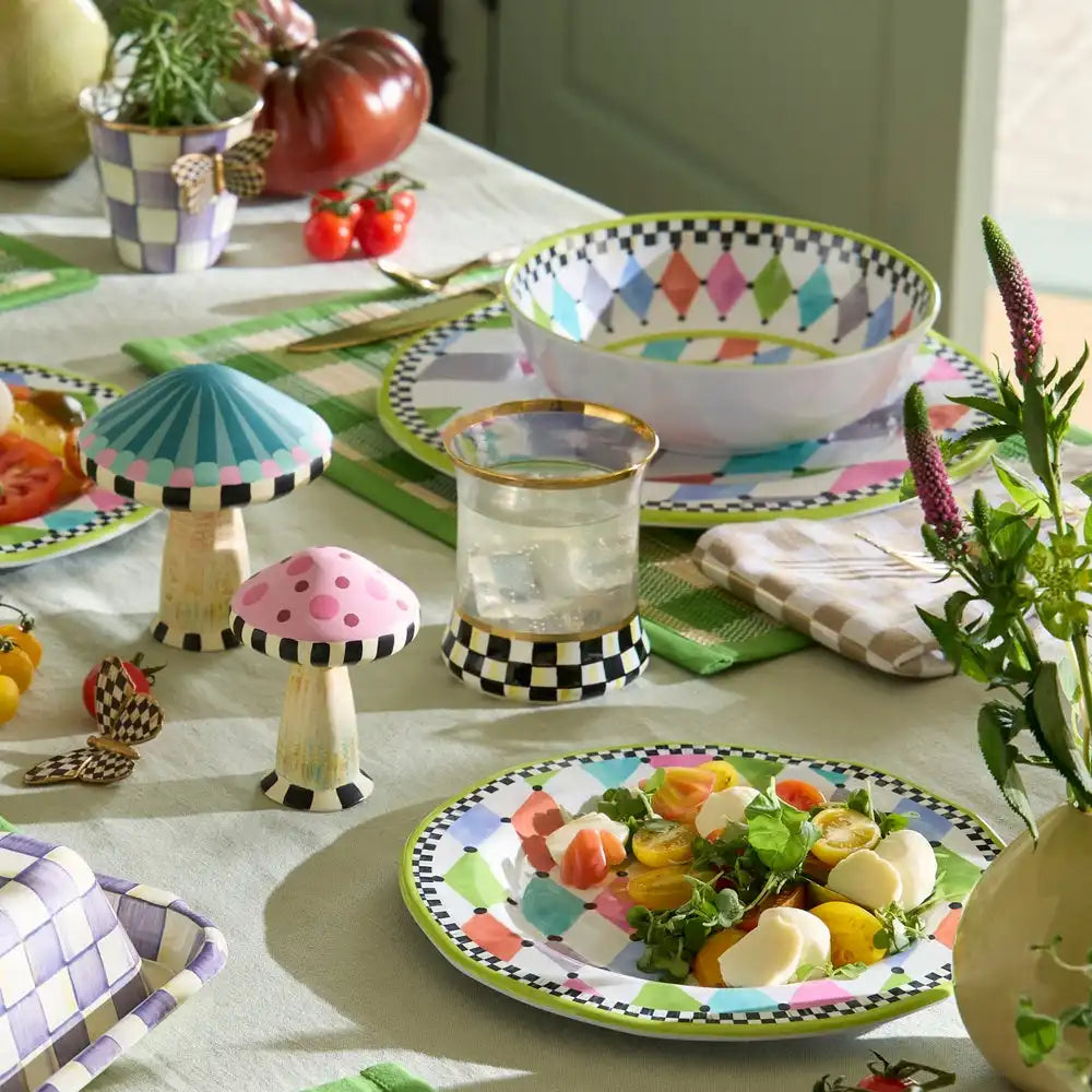 Courtly Check Coupe Glass