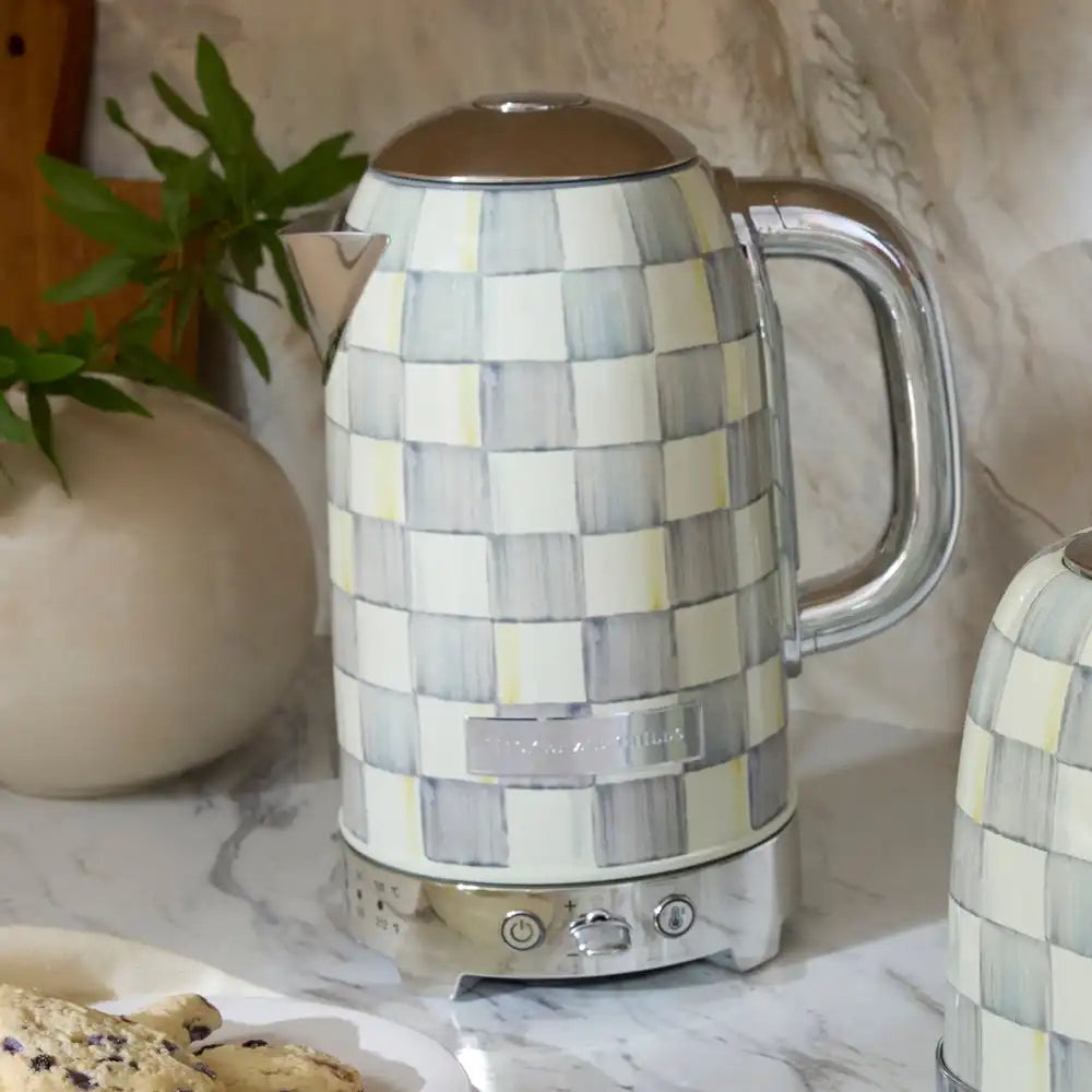 Emerald Check Electric Kettle