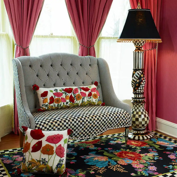 Courtly Check Ceramic Floor Lamp