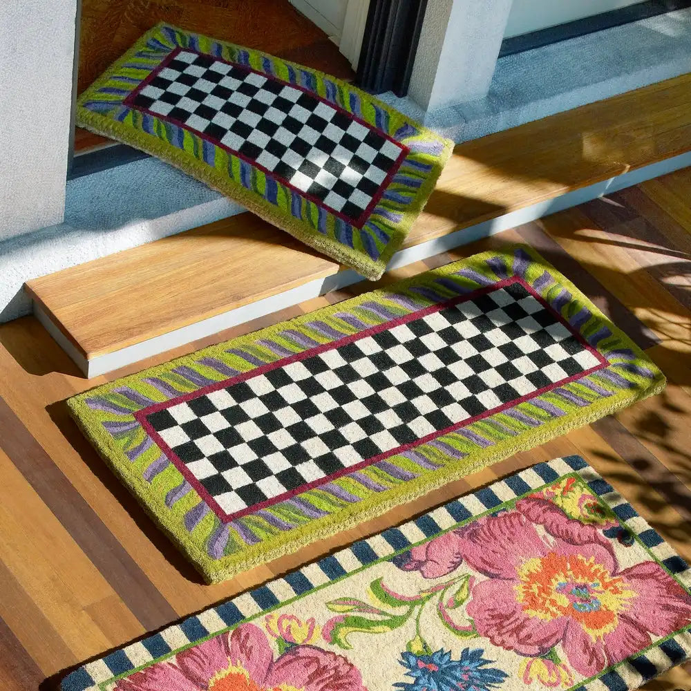 Courtly Check Double Door Entrance Mat Secondary image
