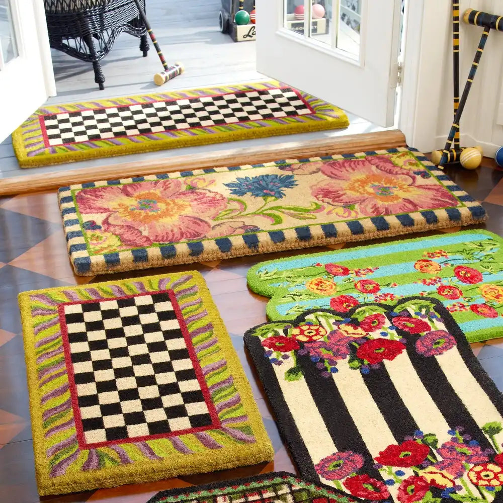 Flower Market Double Door Entrance Mat