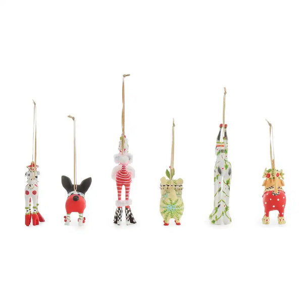 Patience Brewster Mini Dog Ornaments, Set of 6