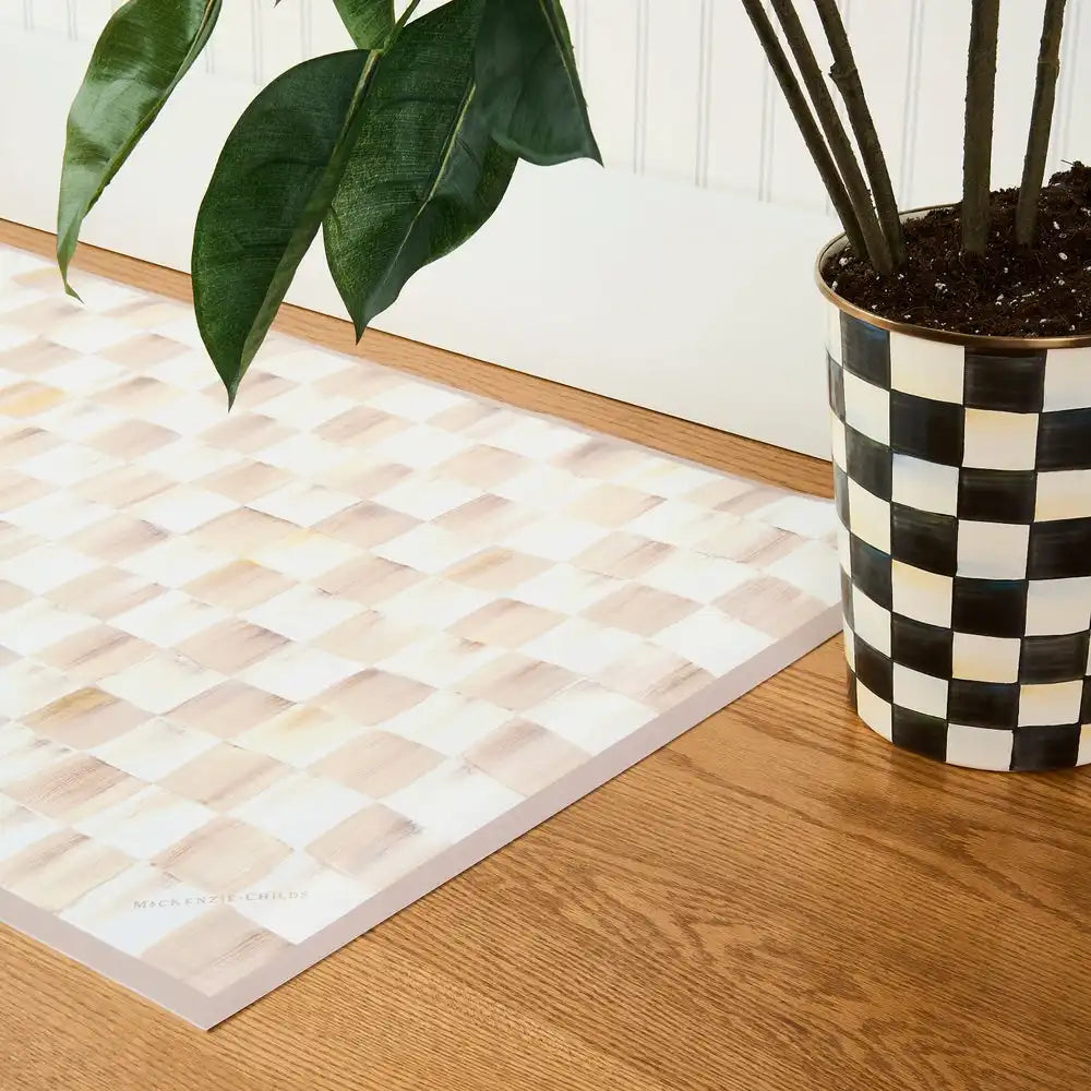 Cherry Check 2' x 6' Floor Mat
