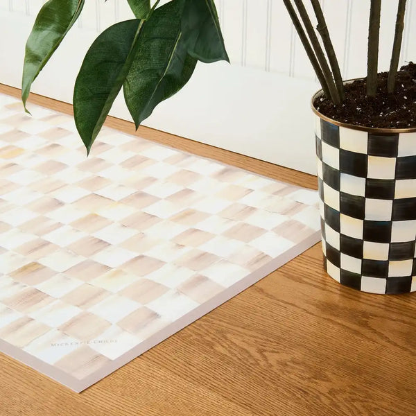 Cherry Check 2' x 6' Floor Mat