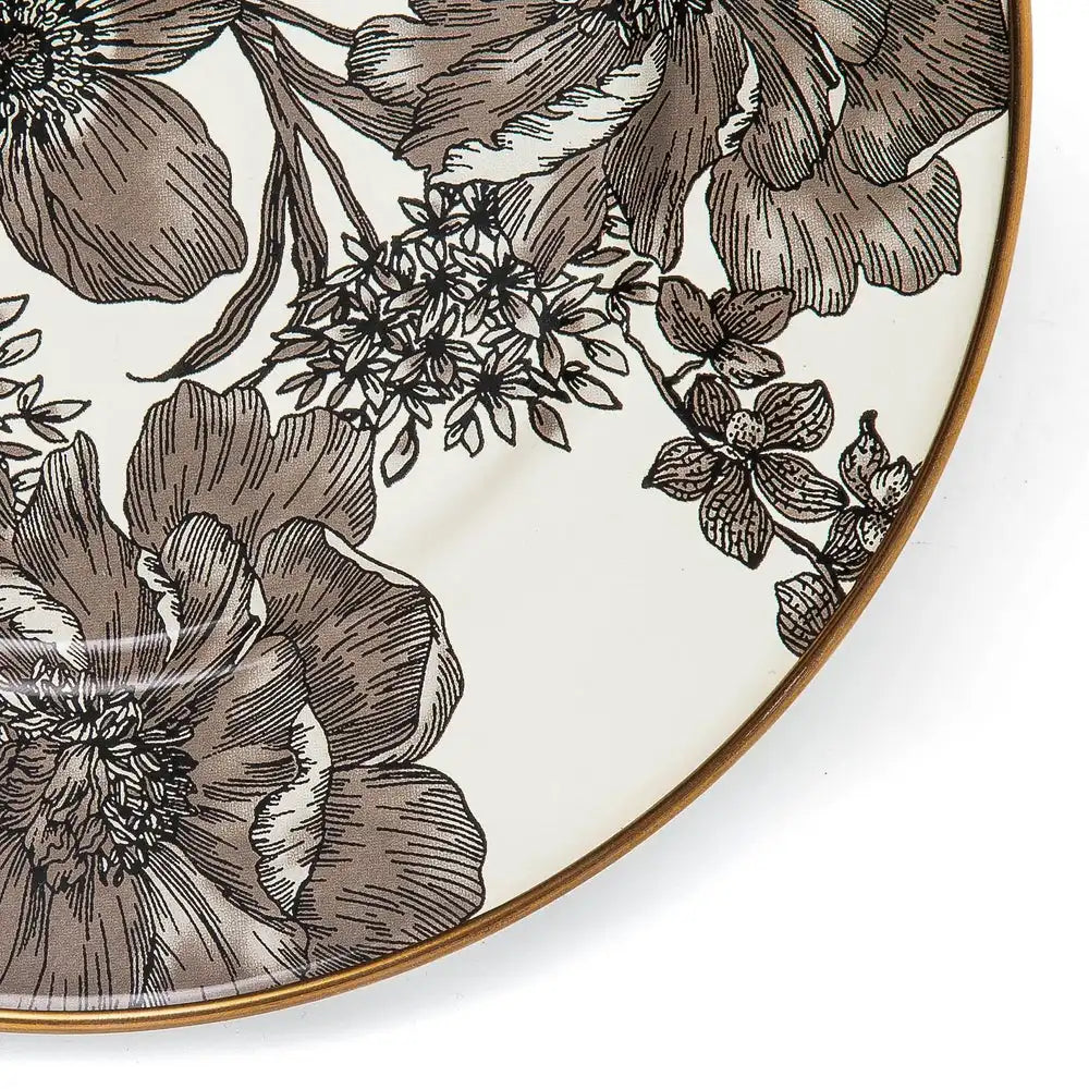 Sterling English Garden Enamel Charger/Plate