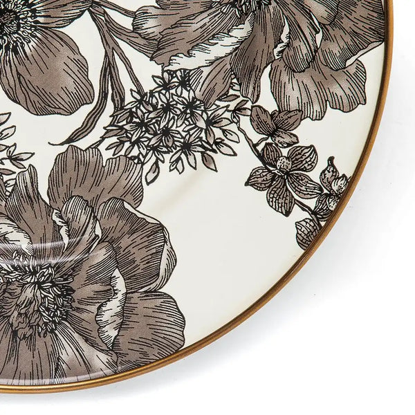 Sterling English Garden Enamel Charger/Plate