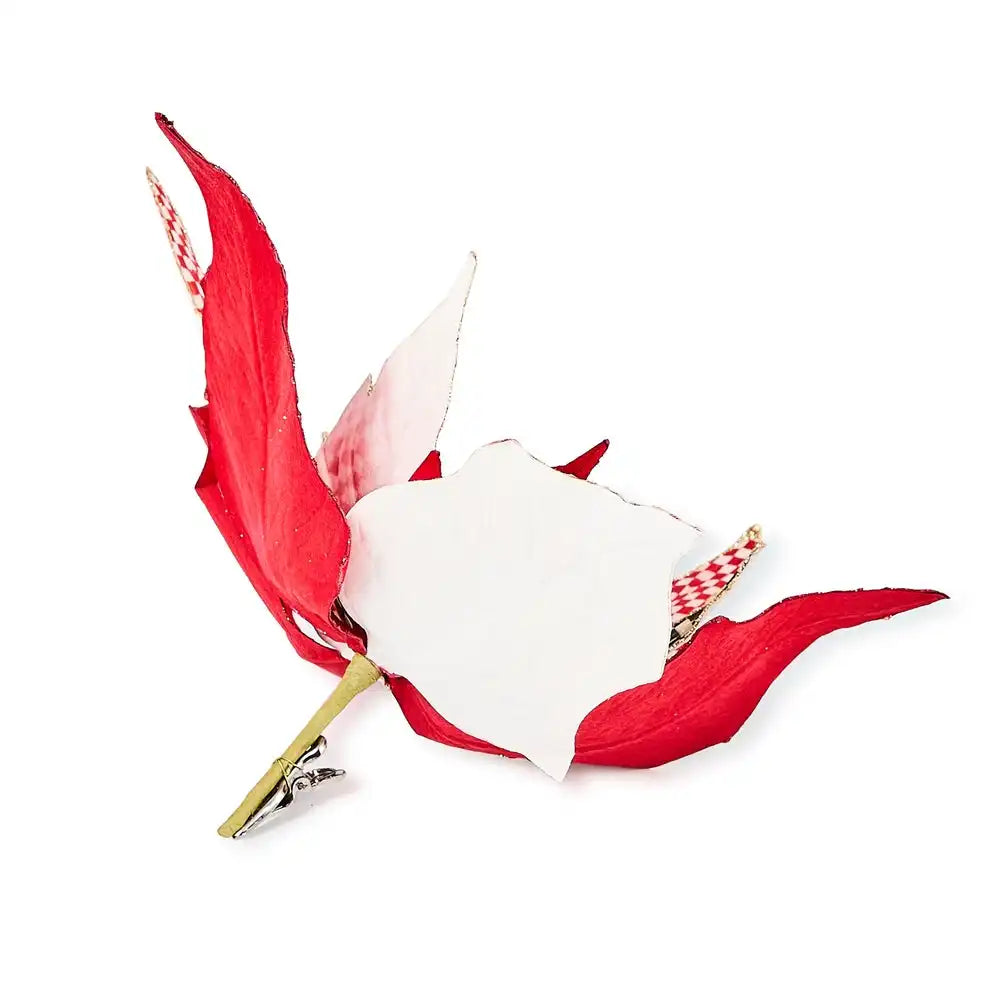 Check It Out Jumbo Poinsettia Clip Secondary image