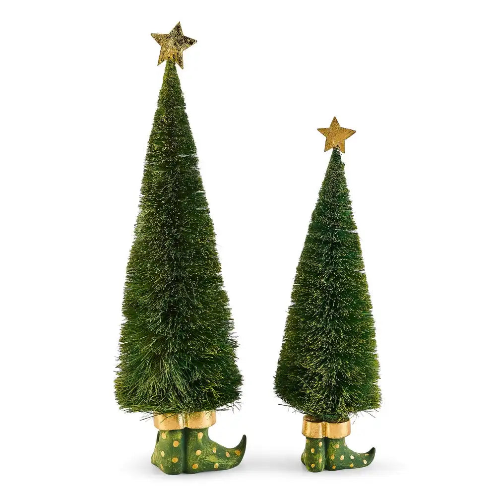 Patience Brewster Dash Away Sisal Elf Tree Figures