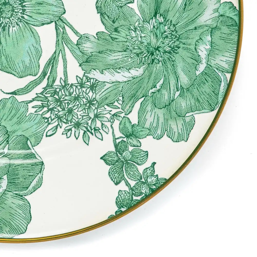 Emerald English Garden Charger/Plate