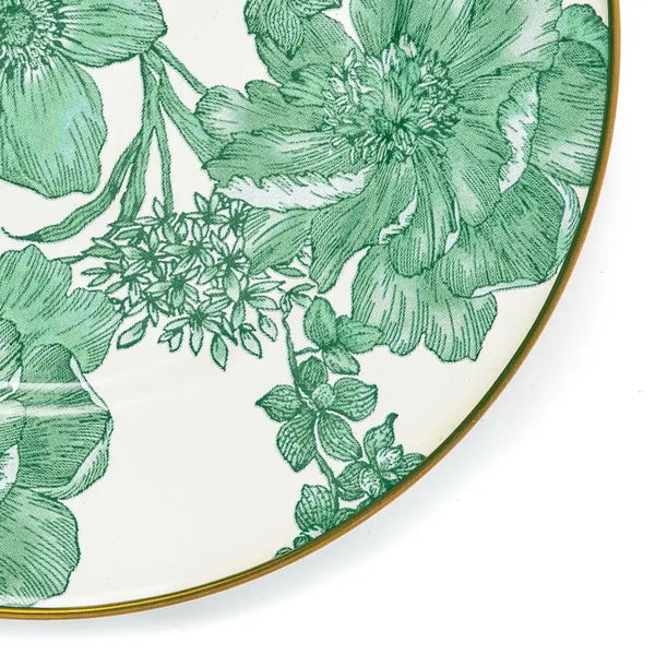 Emerald English Garden Charger/Plate