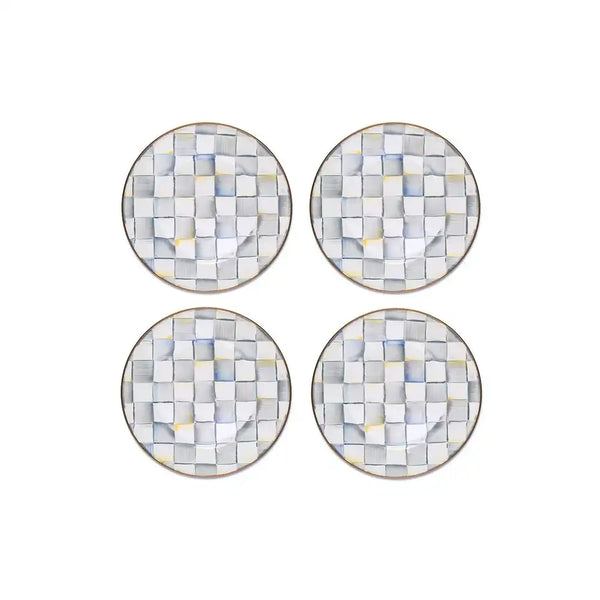 Royal Check Dinner Plates, Set of 4