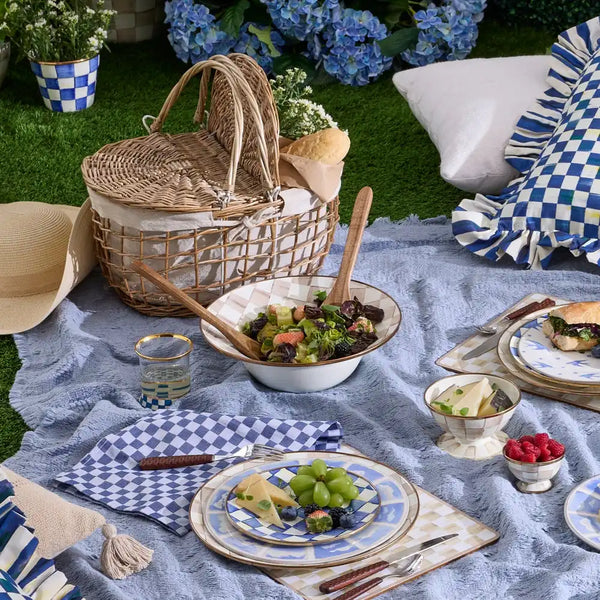 Courtly Check Salad Serving Set