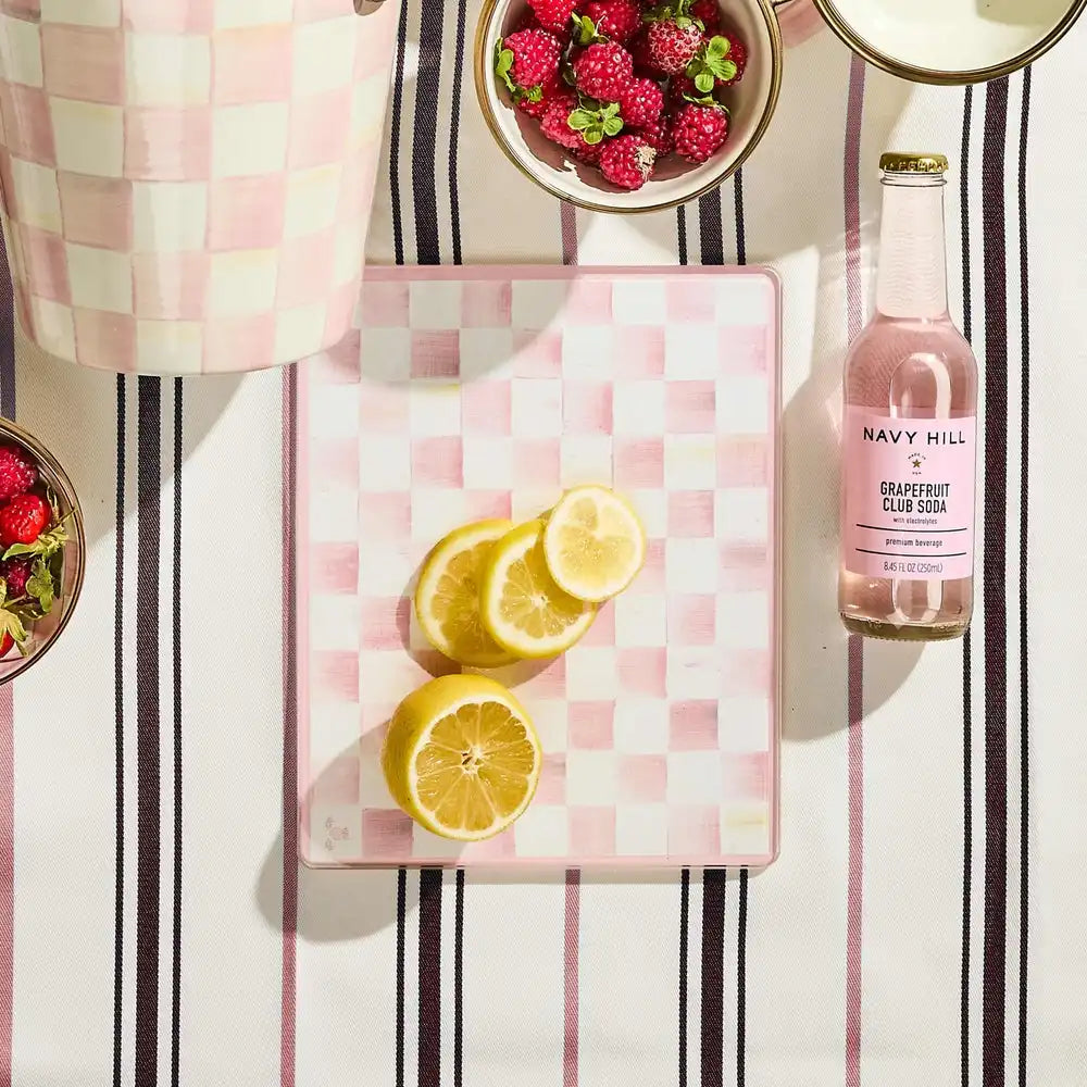 Cherry Check Cutting Board, Set of 2