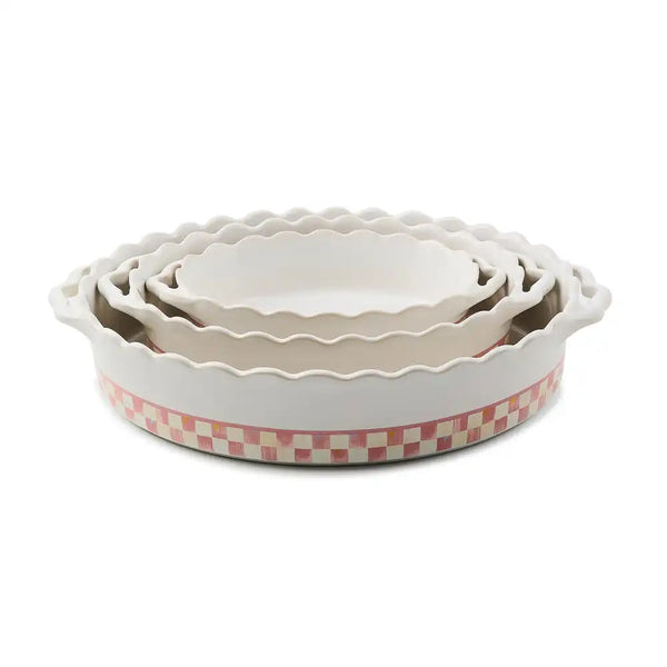 Rosy Check Everyday Large Oval Baker
