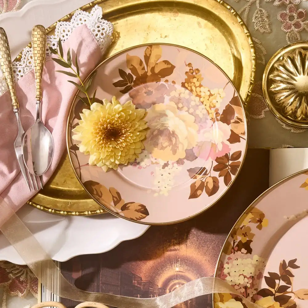 Wild Rose Mauve Dinner Plate