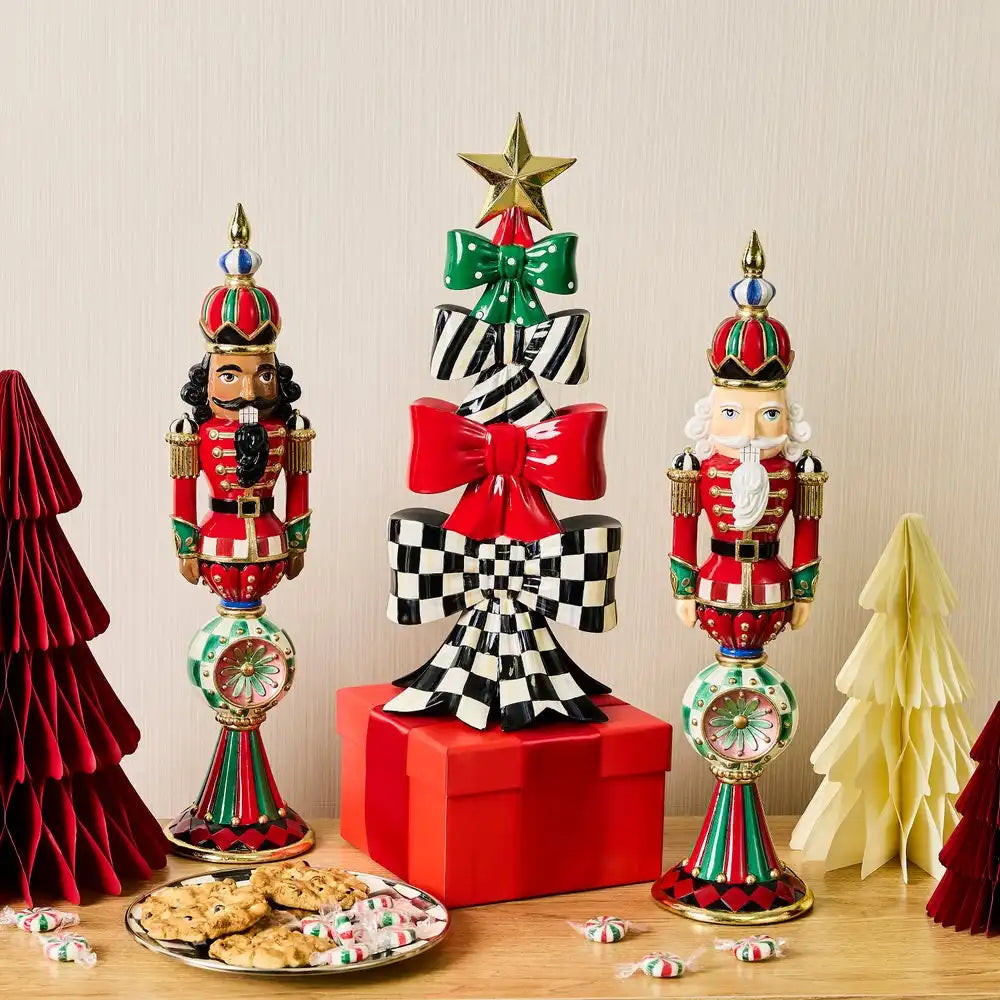Timeless Tartan Resin Reflector Black Nutcracker Secondary image