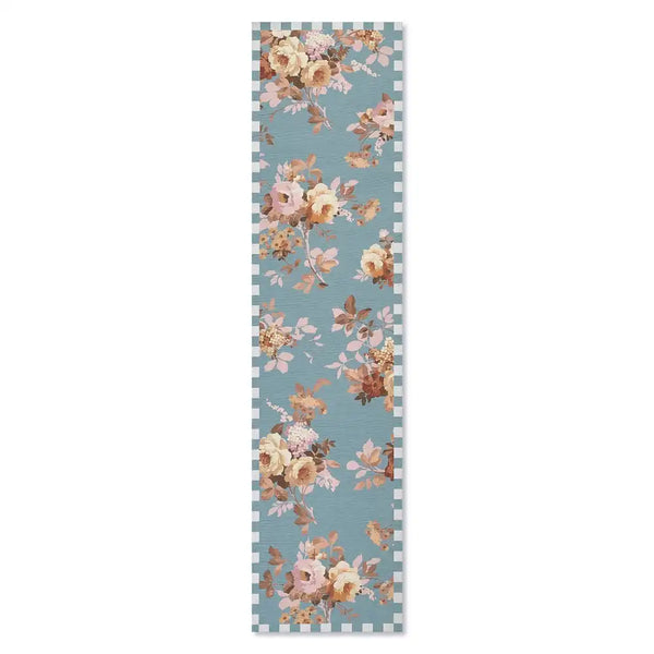 Slate Wild Rose 2' x 3' Washable Rug