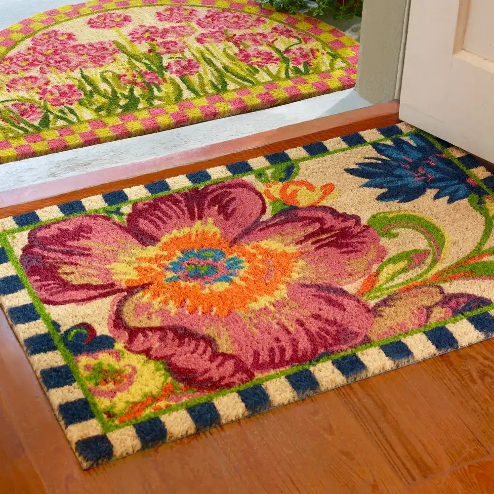 Flower Market Double Door Entrance Mat