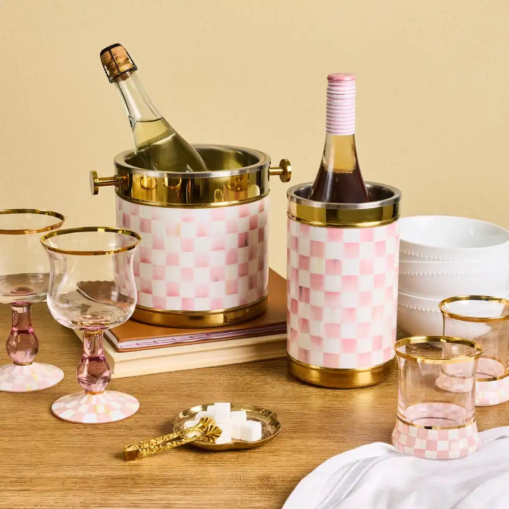 Rosy Check 3260 Gold Wine Cooler Secondary image