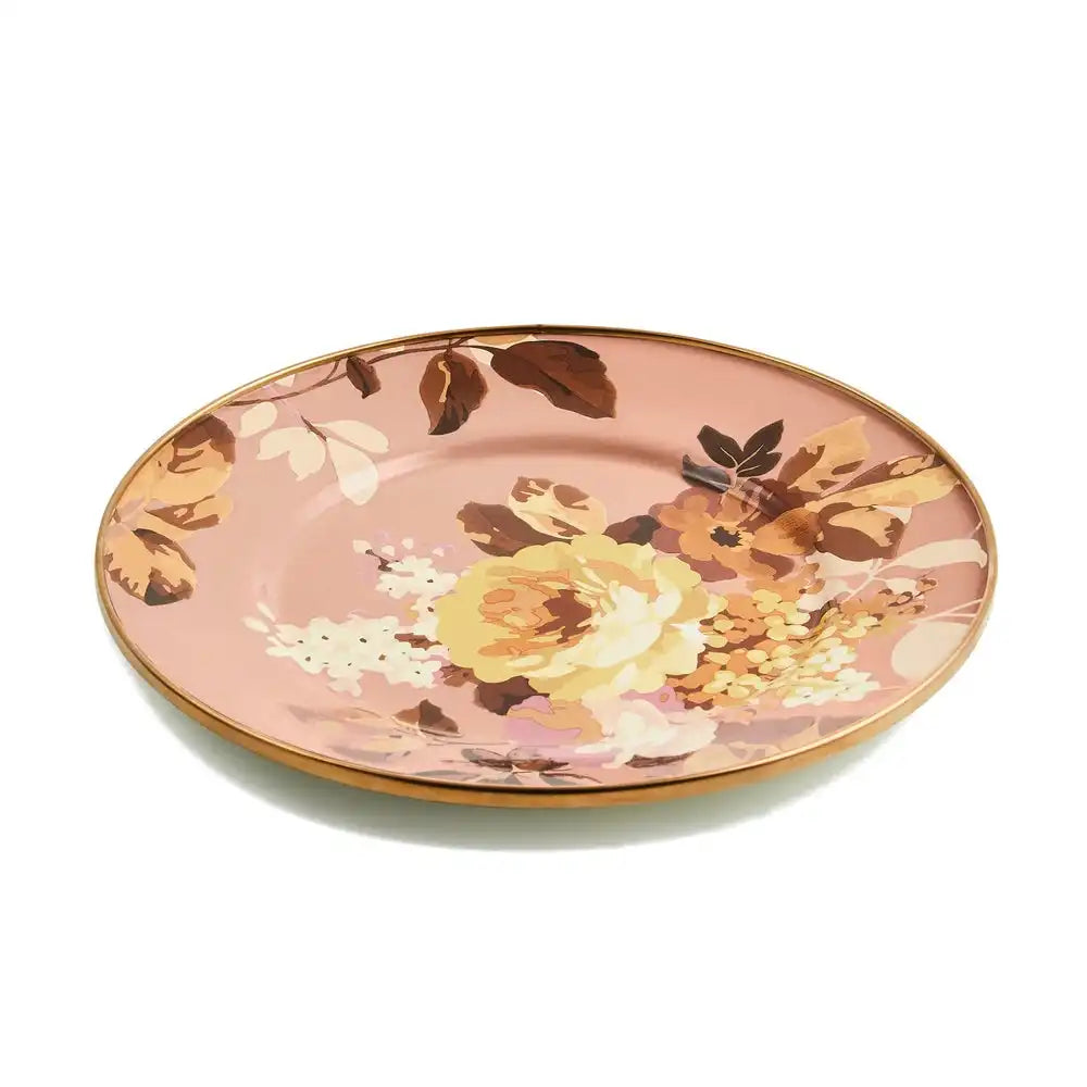Wild Rose Mauve Dinner Plate