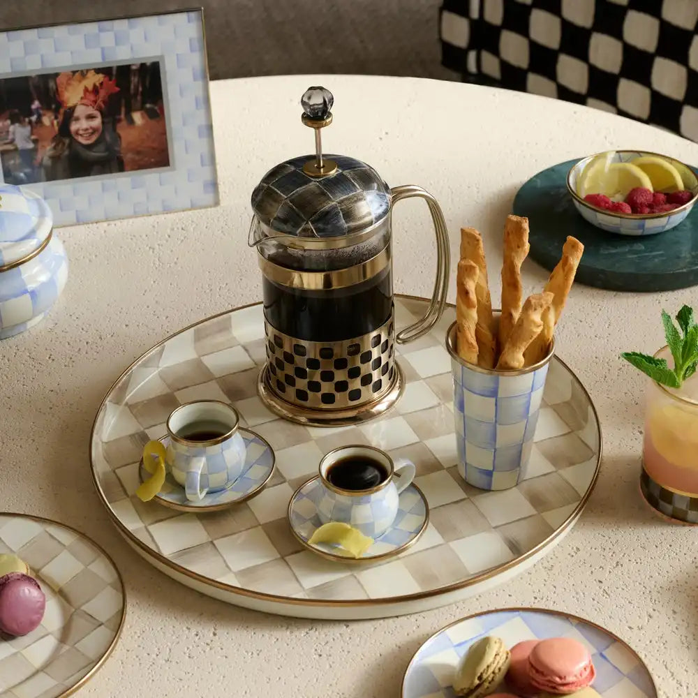 Sophisticheck Round Tray