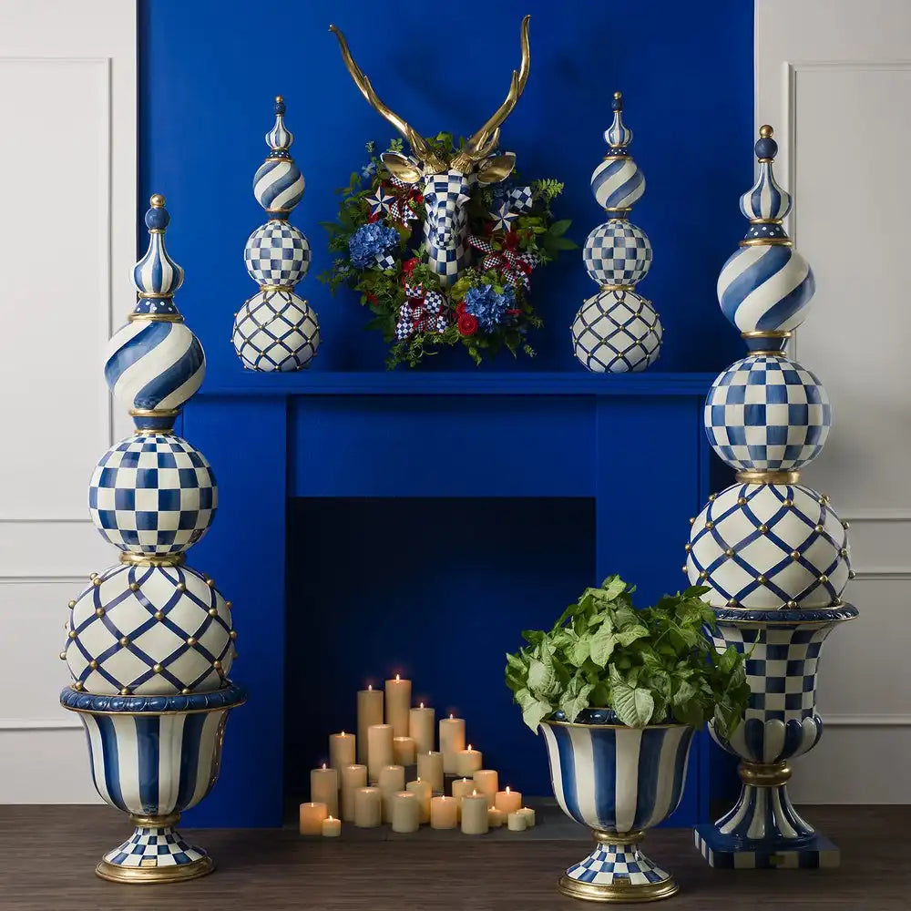Courtly Stripe Urn