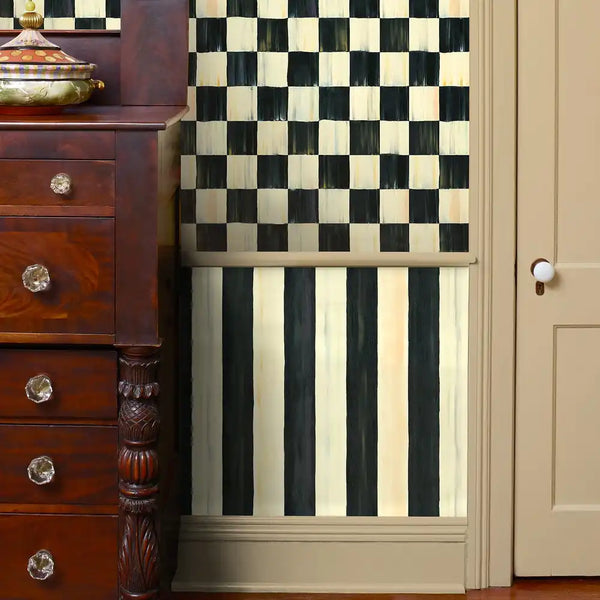 Courtly Check Wallpaper