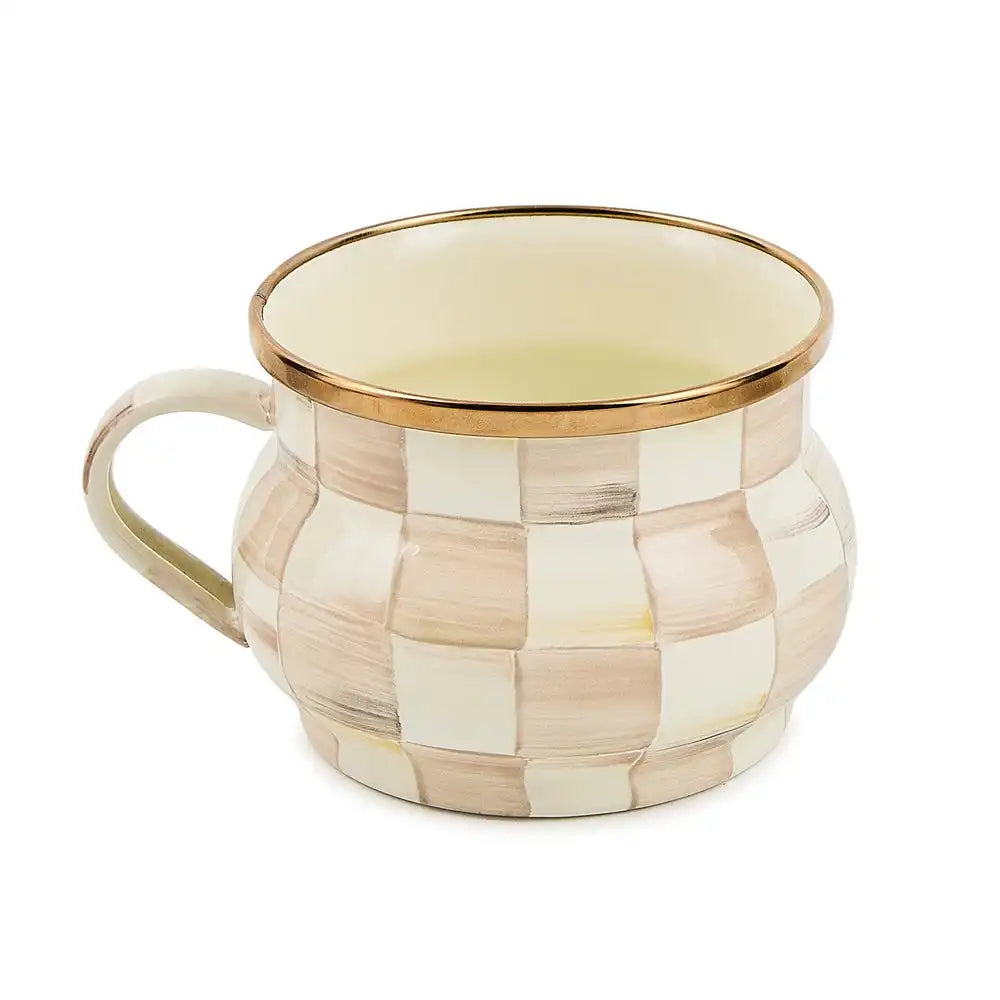 Sterling Check Saucer
