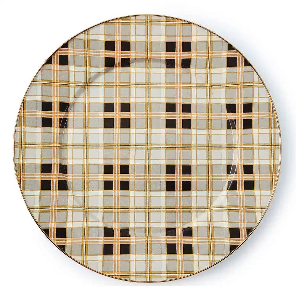 Tartan Violet Serving Platter