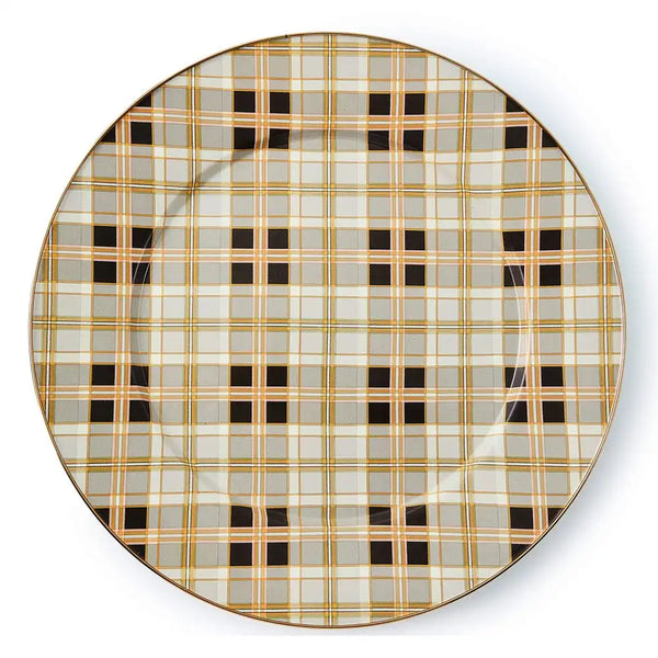 Tartan Violet Serving Platter