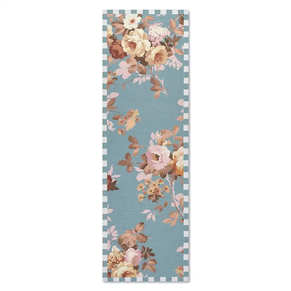 Slate Wild Rose 2' x 3' Washable Rug