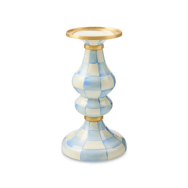 Rosy Check Medium Pillar Candlestick