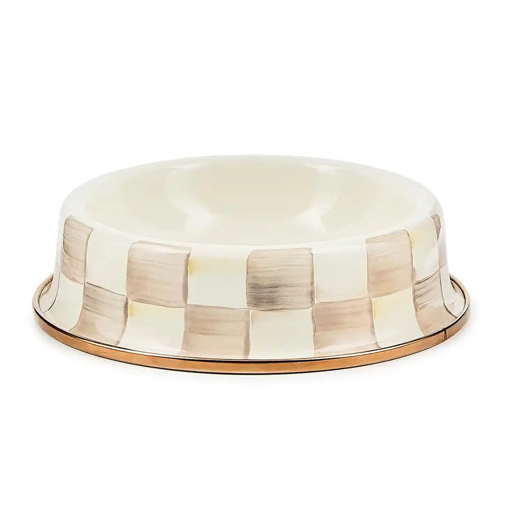 Sky Check Small Pet Dish