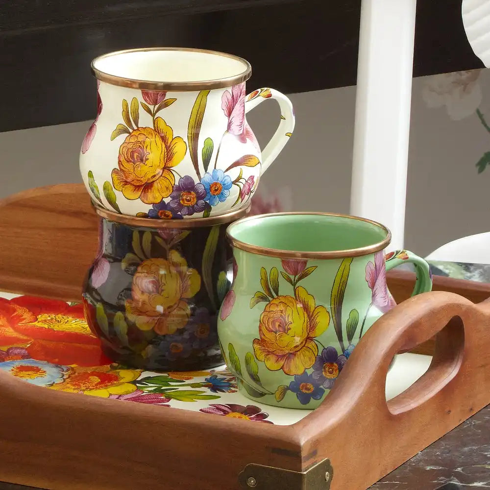 White Flower Market Mug Secondary image