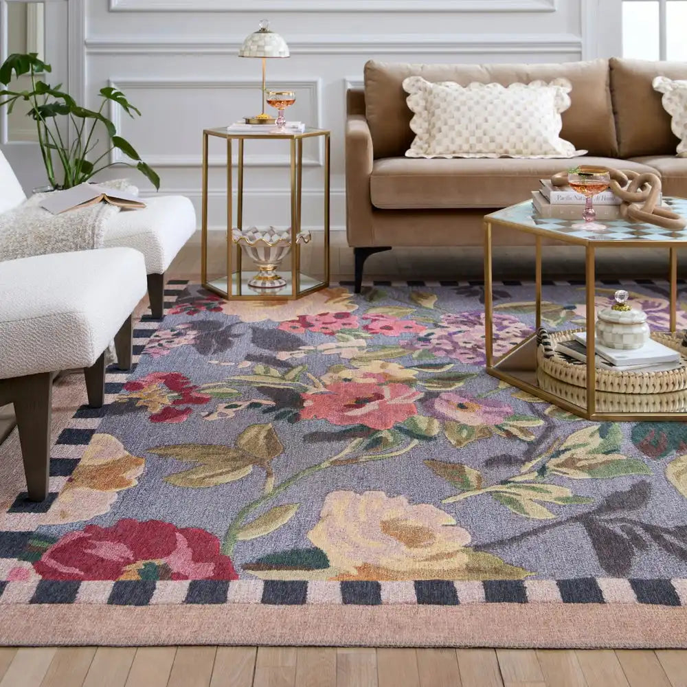Tudor Rose 3' x 5' Washable Rug