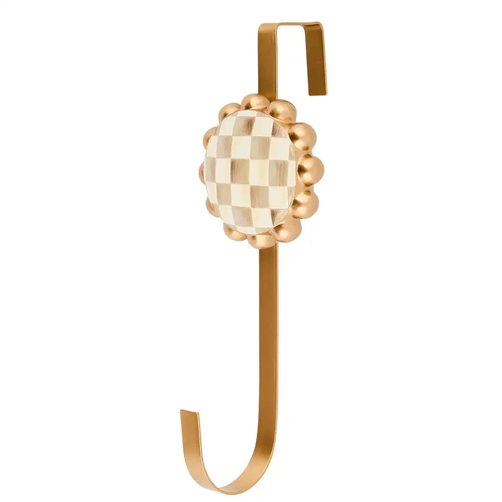Mocha Check Wreath Hanger Secondary image