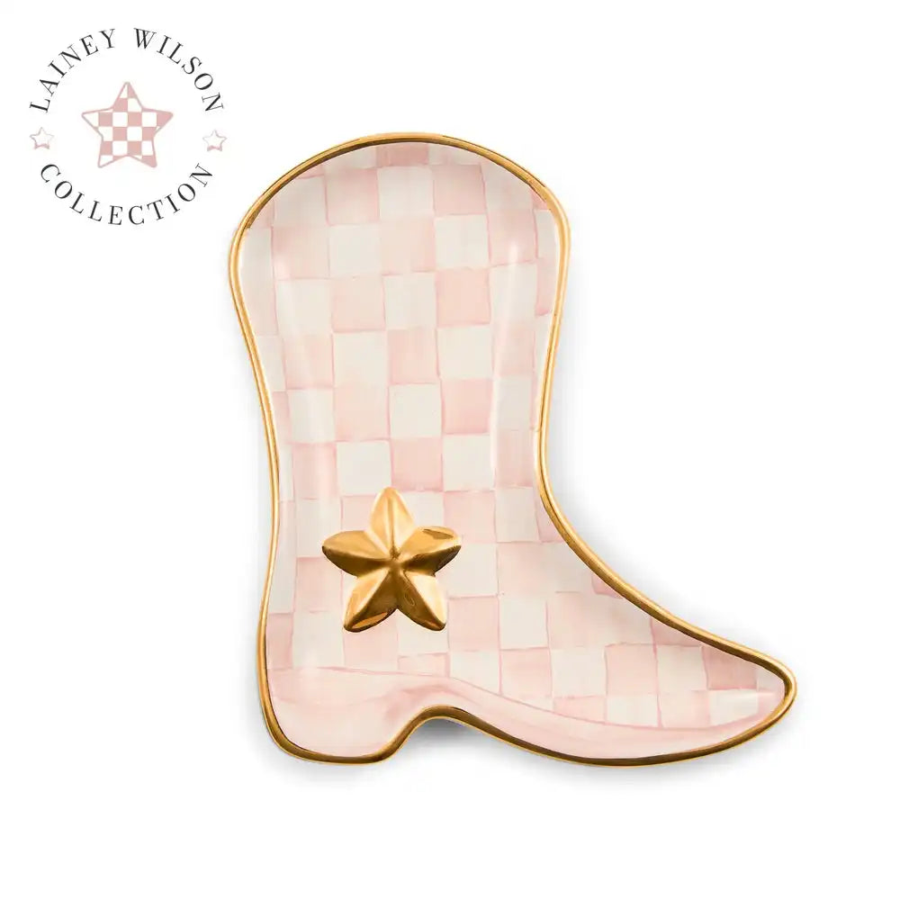 Lainey Wilson Rosy Check Cowgirl Boot Dish Main image