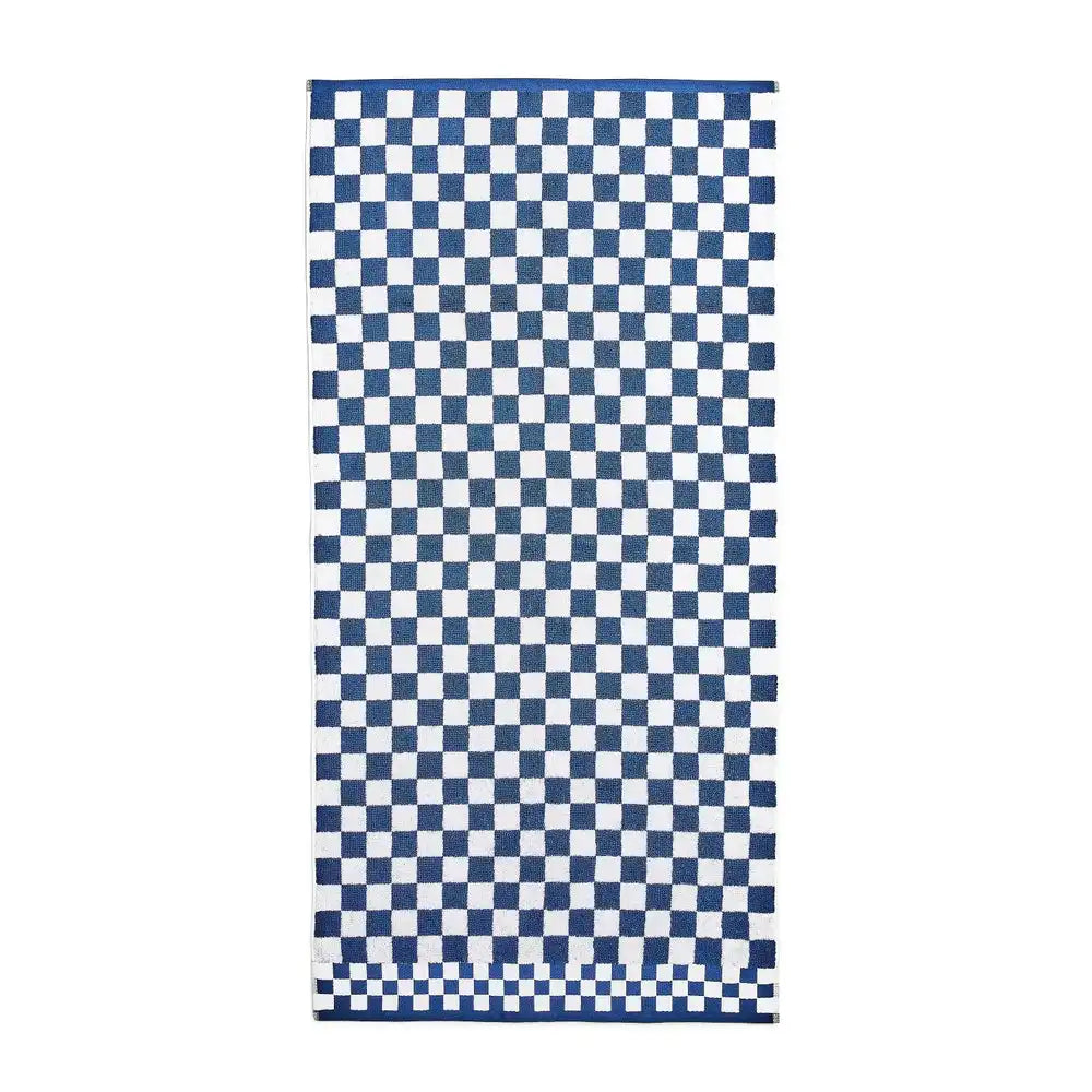 Black Check Hand Towel