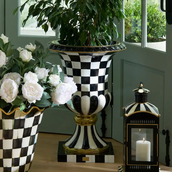 Courtly Stripe Urn