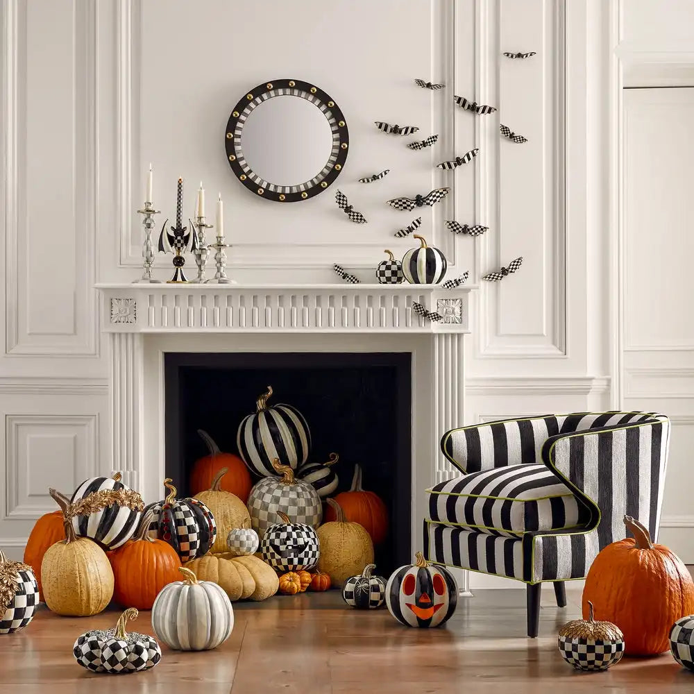 Mocha Stripe Medium Pumpkin