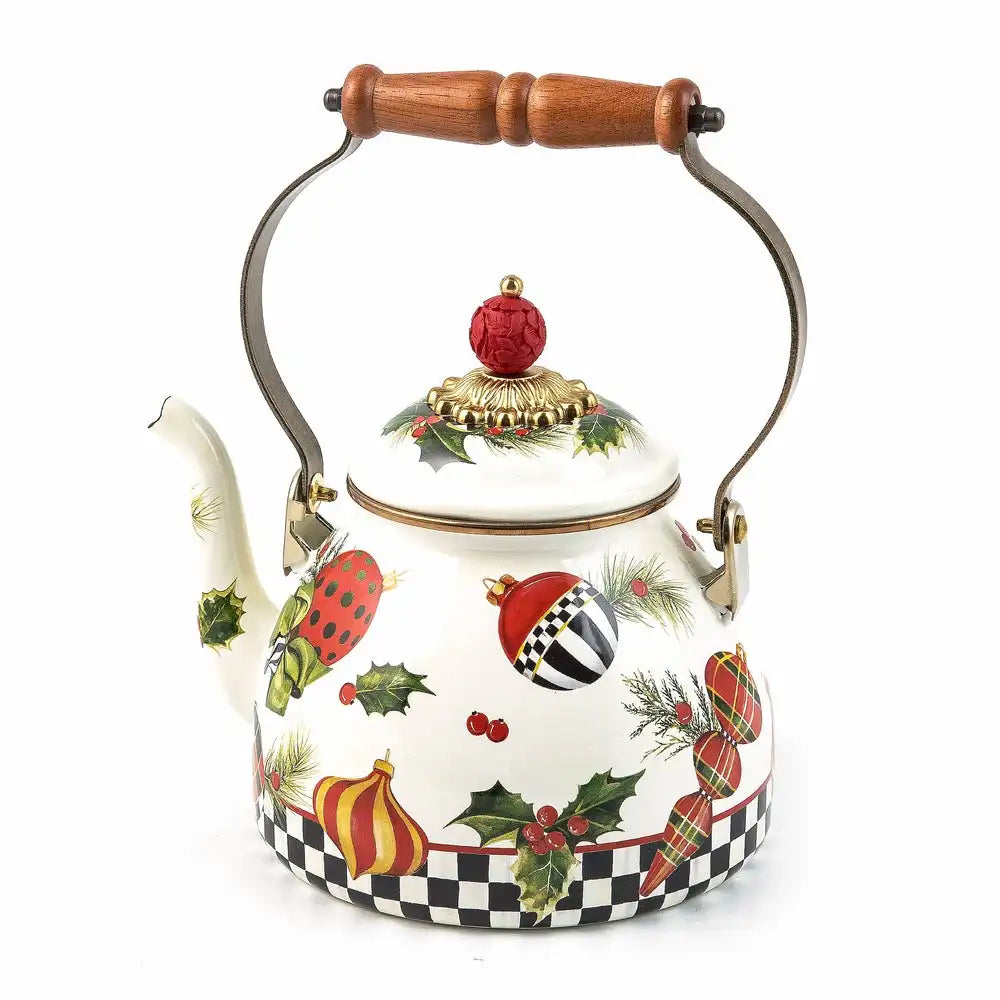 Deck the Halls 2 Quart Tea Kettle Secondary image