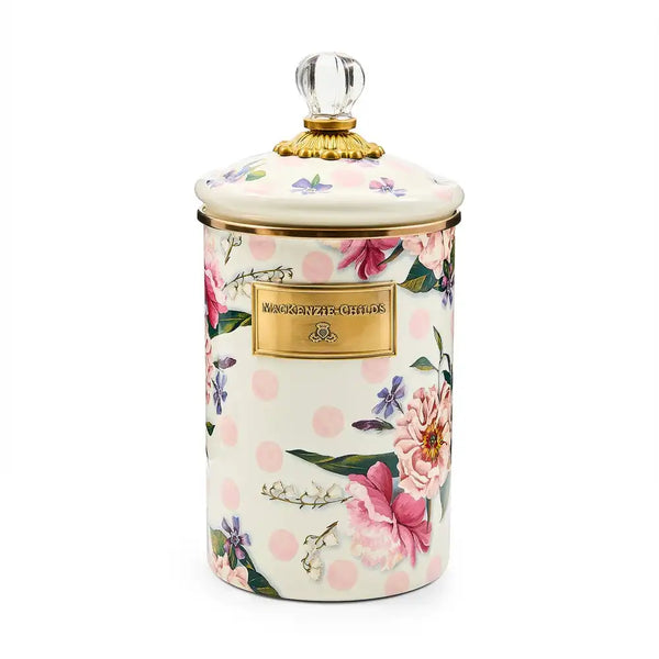 Wildflowers Pink Medium Canister