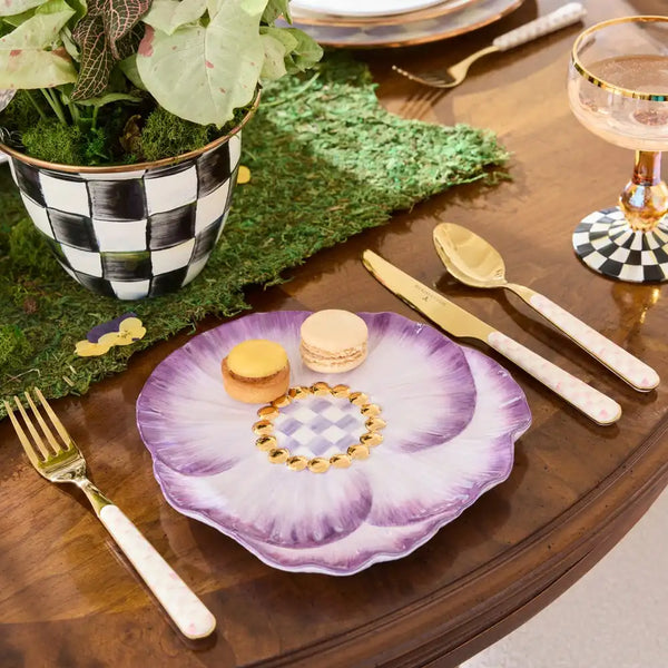 Courtly Check Bistro Flatware 5 Piece Place Setting