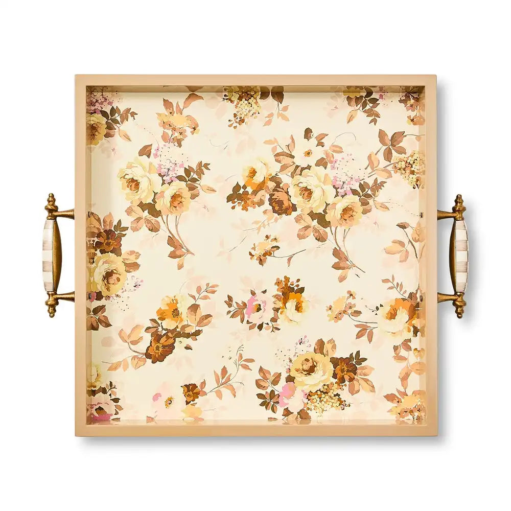 Courtly English Garden Serving Tray