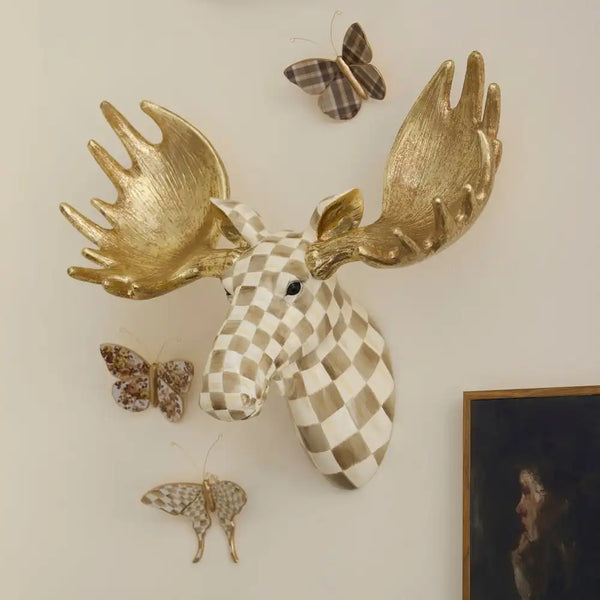 Courtly Check & Stripe Butterfly Trio